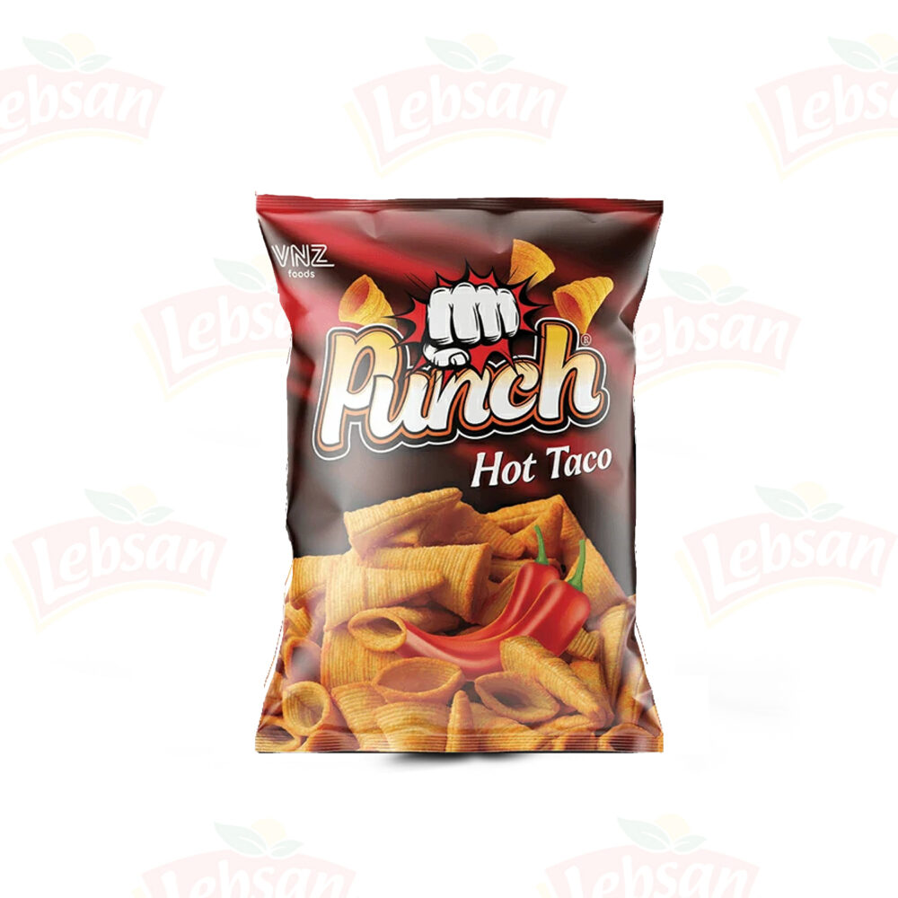 Chips Hot Taco Punch 100g*20