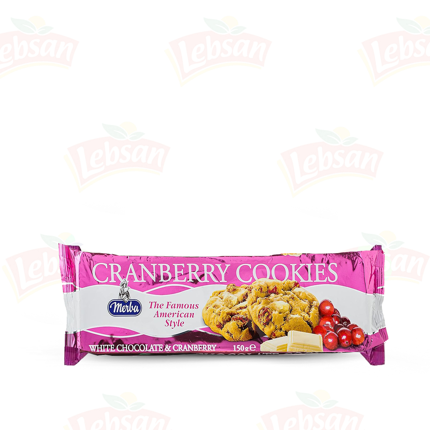 Cranberry Cookies Merba 150g*22 – Lebsan Food AB