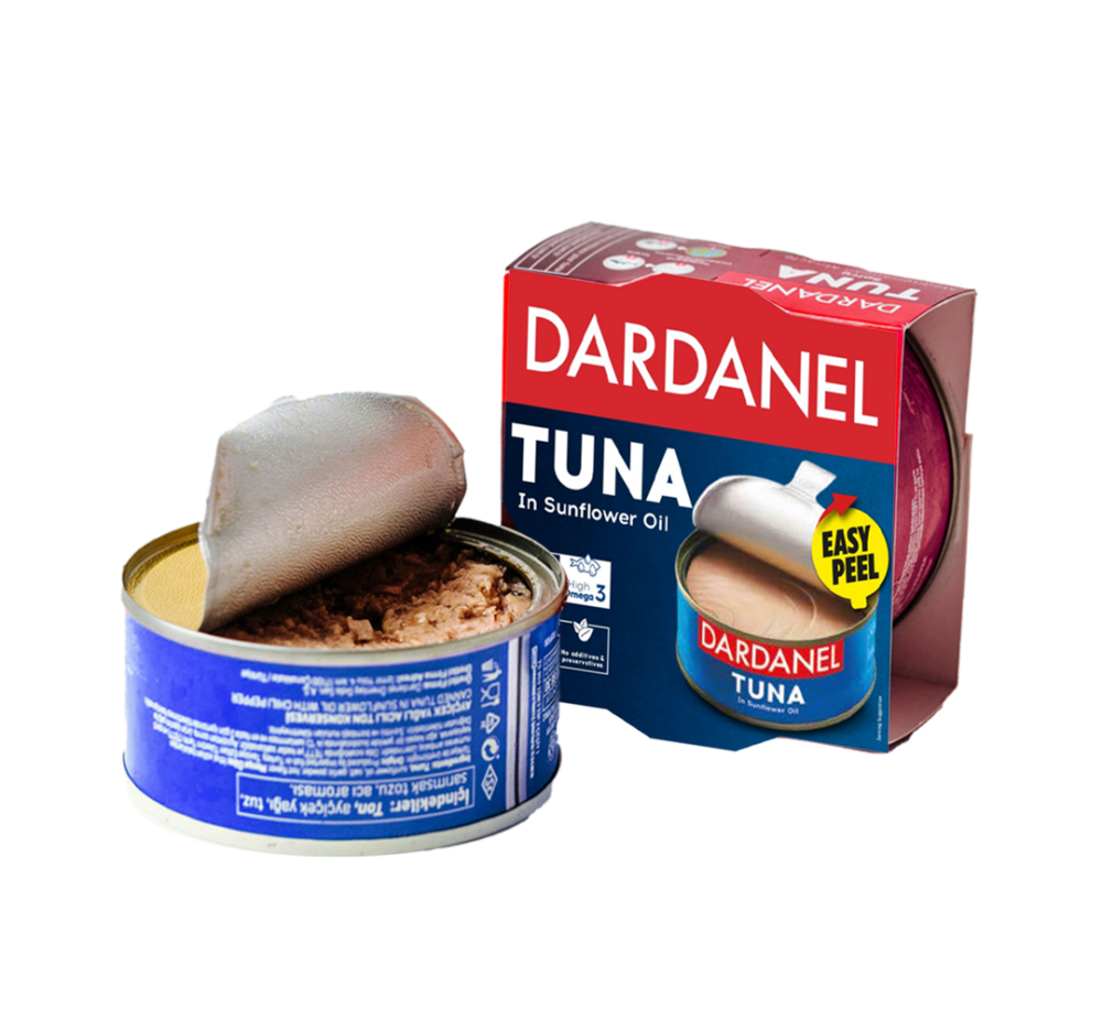 Tonfisk i Solrosolja DARDANEL 150g*48