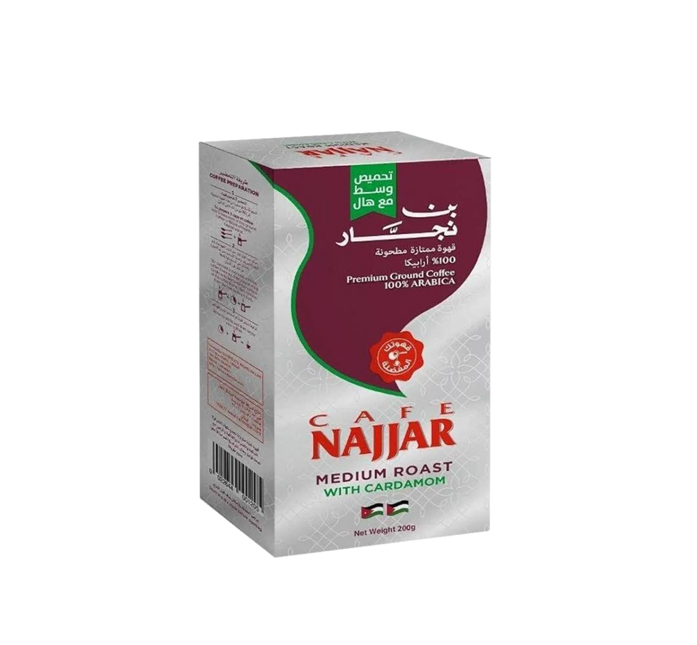 Kaffe Najjar Medium Rostad m Kardemoma 200g*20